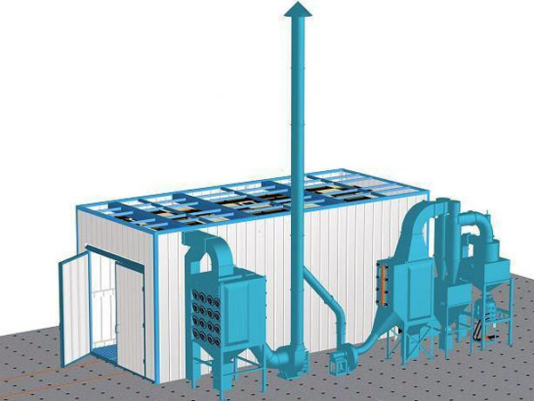 全自動機(jī)械回收式噴砂房